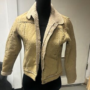 Sigrid Olsen Cream Sherpa Jacket